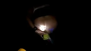 Gorda travesti muy puta rompe  su culo curry una cu&ntilde;a anal gigante